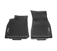 Audi 4K1061501041 - Juego de 2 Alfombrillas de Goma para Todo Tipo de Clima, Color Negro, con Texto A6