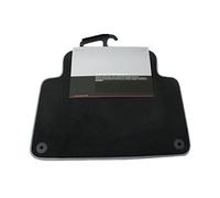 Audi 4L0 061 276 PB MNO Textil de felpudos Premium, Trasera, Soul Negro/Plata Gris