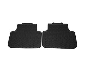 Audi 4M1061512A041 - Juego de 2 Alfombrillas de Goma para Todas Las Condiciones climáticas, Color Negro