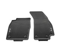 Audi 4N1061501041 - Juego de 2 Alfombrillas de Goma para Todo Tipo de Clima, Color Negro