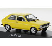 Audi 50 amarillo de 1975 a 1/43 de Minichamps / Maxichamps 940010401