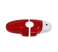 Audi 8 V0 072 540 Kit de Color decoración de Interior Trim para automático Anti-Dazzle Espejo Interior, Color Rojo