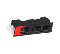 Audi 80A071805 - Placa con Texto SQ5, para Rejilla de radiador, Color Negro y Rojo