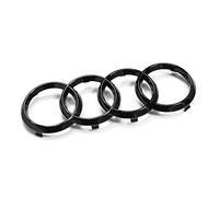 Audi 82A071801 Black Edition Black Line Emblema, logotipo negro
