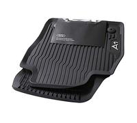 Audi 82B061501041 Juego de 2 Alfombrillas de Goma para Todo Tipo de Clima, Negro