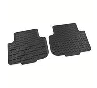 Audi 83A061511041 Premium Alfombrillas de Goma traseras 2 x Alfombrillas de Goma para Todo Tipo de Clima, Color Negro