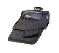 Audi 83B061501041 Premium - Alfombrillas de Goma para Todas Las Condiciones climáticas, Color Negro, con Texto Q3