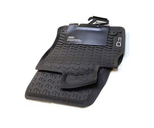 Audi 83B061501041 Premium - Alfombrillas de Goma para Todas Las Condiciones climáticas, Color Negro, con Texto Q3