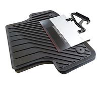 Audi 8V0061511A041 Par de alfombrillas de coche de goma con clip trasero - negro