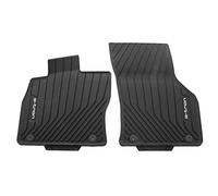 Audi 8V1061221A041 - Alfombrillas Delanteras para Todas Las Condiciones climáticas, 2 Alfombrillas de Goma Negras, con Texto e-Tron