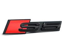 Audi 8W6071805 Logo Clip S5 para Rejilla de radiador, Color Negro y Rojo