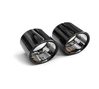 Audi 8Y0071761 Embellecedor de tubo de escape deportivo, negro cromado, para tubo de escape doble derecho (PR código 0P6)