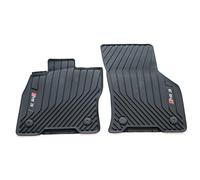 Audi 8Y1061221B041 Alfombrillas de Goma Premium para Todas Las Condiciones climáticas, 2 Alfombrillas de Goma Delanteras, Negras, con Texto RS3, no para híbrido Suave (MHEV)