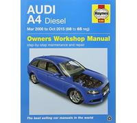 Audi A4 Diesel (Mar 08 - Oct 15) Haynes Repair Manual 08 to 65 by Anon (2016-03-09)