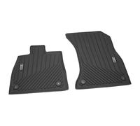 Audi Alfombrillas de Goma, TPE con 20% Material Reciclado, Compatible con Q5/SQ5 (GU) Desde 2025, Juego de 2 Piezas, Negro, Delanteras, Ajuste Original