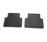 Audi Alfombrillas de Goma Traseras, TPE con 20% Material Reciclado, Compatible con A5/S5 B10 FU 2024+, Juego de 2 Piezas, Negro