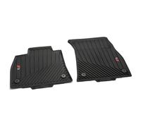 Audi Alfombrillas para Todo Clima, Plástico, Compatible con Audi e-Tron S y SQ8 e-Tron, con Logo S en Contraste, Negro, Antideslizante