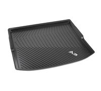Audi Bandeja Original para Maletero, Antracita, para A3/S3 Sedán (8Y) Desde 2021, Plástico Robusto, Borde de 5 cm