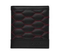 Audi collection 3152201300, Cartera de Piel para Hombre, protección RFID, Color Negro/Rojo Unisex Adulto, Talla única