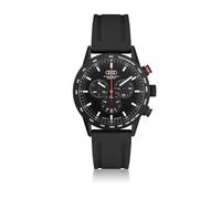 Audi Collection Reloj analógico de Cuarzo para Hombre con Correa de Caucho Natural 3102400400