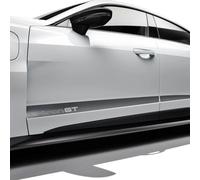 Audi e-tron GT Láminas decorativas para puertas, color gris platino mate, resistentes a la luz y resistentes, se pueden quitar sin dejar restos, accesorios originales