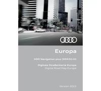 Audi Original Zubehör Actualización de navegación para MMI3G-H Navigation Plus, Mapa de Europa con TMC/TMCpro, DVD con documento de activación