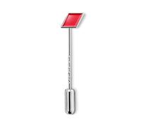 Audi Pin de Metal Plateado y Rojo 3191700400