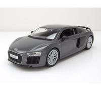 Audi R8 V10 Plus 2015 Gris Metálico Coche a Escala 1:24 Maisto