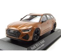 Audi RS 6 Avant Kombi 2019 Marrón Metálico Coche De Modelo 1:43 Minichamps