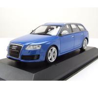 Audi RS6 Avant Kombi 2007 Azul Metálico Modelo De Coche 1:43 Maxichamps