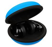 Audibax Atlanta Case 30 Blue - Funda para Auriculares Rígida - Bolsa para Auriculares - Estuche Protector de Viaje para Transporte - Hecho de EVA - Dimensiones Internas 17,5 x 17,5 x 9 cm - Color Azul