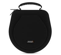 Audibax Atlanta Case 40 - Funda para Auriculares Rígida - Bolsa para Auriculares - Estuche Protector de Viaje para Transporte - Hecho de EVA - Dimensiones Internas 19,5 x 20,5 x 8,5 cm - Color Negro