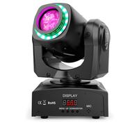 Audibax Boston 30, Luz LED Cabeza Móvil y Spot, Luz para Discoteca, Anillo Luz LED, Experiencia Visual, Potencia y Calidad en Luz LED, Luces para Fiesta, Óptimo Rendimiento