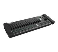 Audibax Control 384 - Controlador DMX de 384 Canales - Control de 24 Aparatos de 16 Canales DMX - Activación de Escenas por Sonido, Manual o Automático - Programación de Chases y Secuencias en Faders