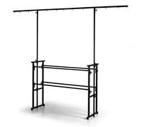 Audibax DS10-DJ Soporte DJ Profesional con Puente de Luces
