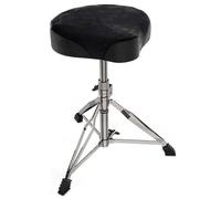 Audibax DT20 - Taburete para Batería - Ajustable en Altura - Sillín para Batería Acolchado - Forma en Trípode con Patas Antideslizantes - Asiento Ergonómico con Acabados