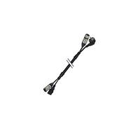 Audibax MCXXP10 Cable XLR Macho a XLR Hembra 10 Metros + Toma 220 V