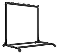 Audibax Multi-Stand 5 - Soporte de Suelo para 5 Guitarras o Bajos - Soporte Compatible con Guitarras Eléctricas y Bajos Eléctricos - Apoyos Rellenos de Espuma - Resistente a los Arañazos