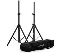 Audibax Neo 130 - Soportes Profesionales para Altavoces - Pareja de Trípodes para Altavoces - Bolsa de Transporte Incluida - Trípodes Extensibles - Altura Ajustable de 120 a 180 cm - Peso Máximo 30 kg