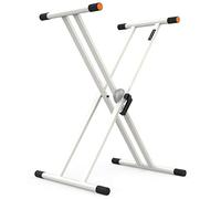 Audibax Onyx 130 Plus Blanco Soporte Tijera Premium Profesional Teclado (Yamaha, Casio, Roland, Korg)