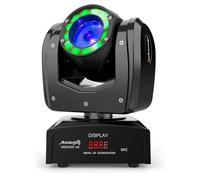 Audibax Oregon 120 - Cabeza Móvil para Discoteca - Cabeza con 1 Lado Beam LED Osram + 1 Lado Wash - Configuración Independiente - Genera Mezclas RGBW - Potencia Beam 60W - Potencia Wash 10W por LED