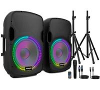 Audibax Party 215 Led Set 2 Altavoces 15