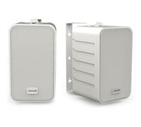 Audibax Pícolo PR-42W Pareja de Altavoces Estantería HiFi y Sonorización con Soporte de Pared 75W Blancos