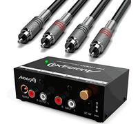 Audibax PP4000 con Cables RCA - Preamplificador Previo de Phono RIAA para Tocadiscos - Interruptor ON/Off - Adaptador de Corriente 12V DC - Conector RCA - Cables RCA de 3 Metros Incluidos