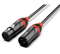 Audibax Pro Black Cable DMX 3 Pins 10 Metros Negro