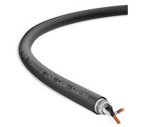Audibax Pro BPD100 Black - Bobina de Cable DMX - Longitud de 100 Metros - Alambre Trenzado y Mallado - Cubierta de PVC Flexible y Resistente - Color Negro
