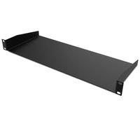Audibax Pro Rack Shelf 1U - Bandeja de Estante de 1U para Rack de 19 Pulgadas - Balda de 150 mm de Fondo - Bandeja Fija Armario Rack de Servidores - Fabricado en Acero - Capacidad 15 kg