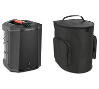 Audibax Roma 120 Go - Altavoz Activo PA Portátil - Potencia de 120W - Altavoz Amplificado con Bluetooth - Batería Recargable de 6,5" - Admite Función TWS - Distancia Bluetooth de 15 Metros