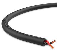 Audibax Silver BSA100 15 Black - Bobina de Cable para Altavoz - Longitud de 100 Metros - Alambre Trenzado - Cubierta de PVC Flexible y Resistente - Color Negro