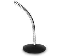 Audibax SM46 - Soporte de Micrófono de Mesa - Soporte de Escritorio con Base Redonda - Palo Flexible y Resistente - Base Estable y Robusta con 13 cm de Diámetro y 16 cm de Altura